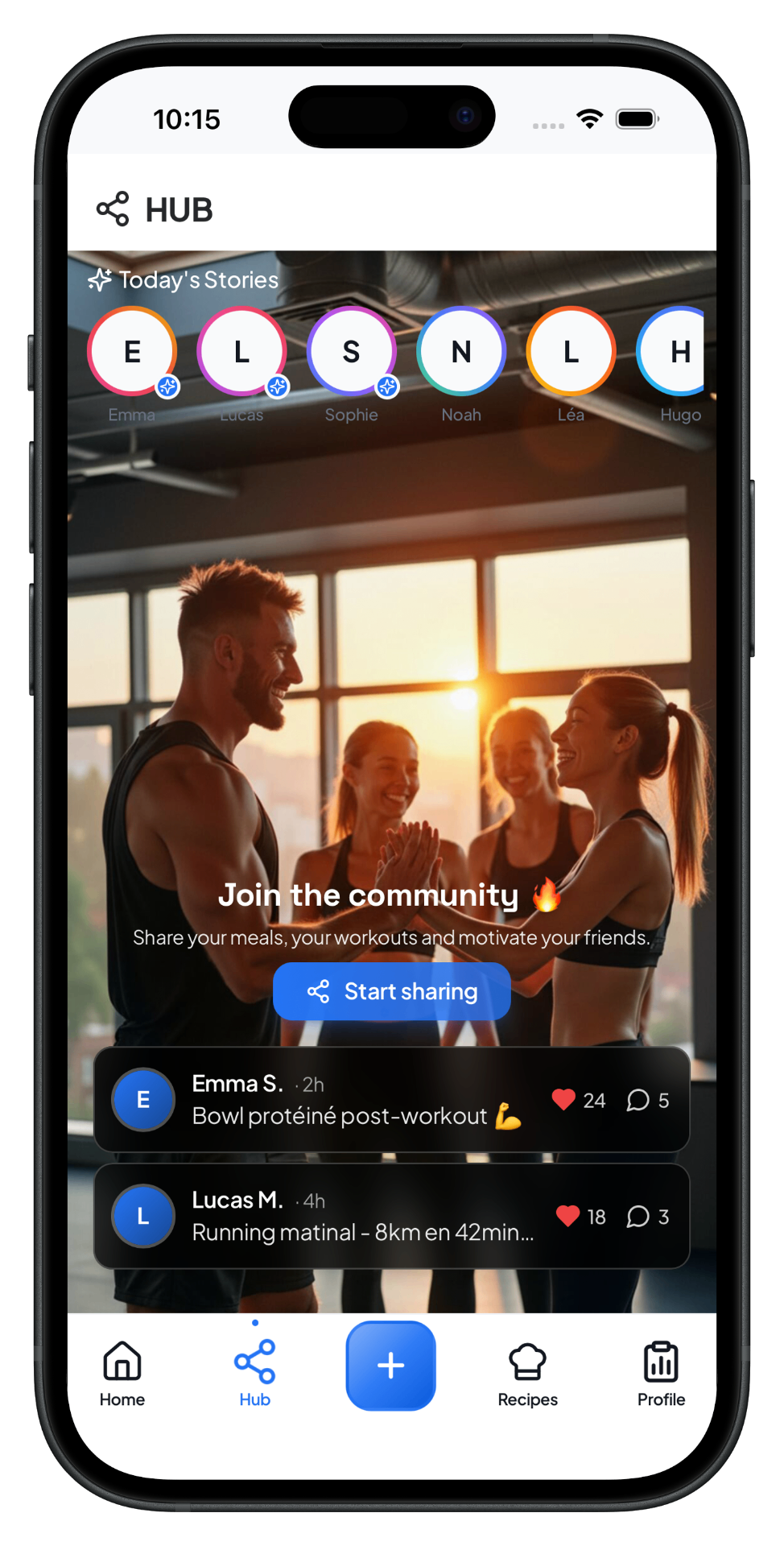 MeCalorie app screen 3